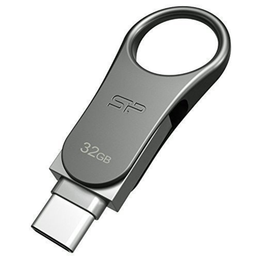 USB-Stick 32GB C80 3.0 Silver Type C-Ready